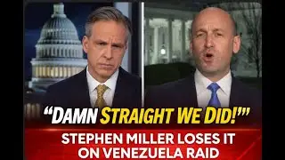 Stephen Miller Just WENT OFF on CNN &ndash; 'Damn Straight We Did' Maduro Capture! 😱🔥 LIVE Reaction
