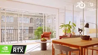 Apartment 4 - Real-Time RTX Visualization #unrealengine5 #apartment #viral