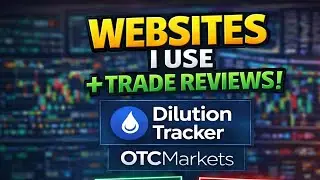 Websites I use + trade Reviews! #trading #traderecap 