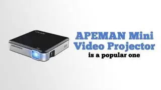 APEMAN Mini Video Projector with music