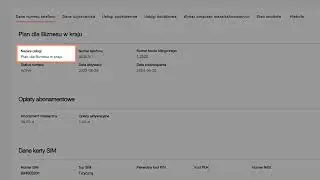 #M&oacute;jBiznesOrange - #5 Widok numeru np  PIN, PUK