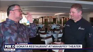 Sonata Restaurant & Lounge offers fine dining restaurant at the Mahaffey Theater