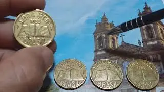 MOEDA RARA DE 1935 DA B&Iacute;BLIA DE 1000 MIL R&Eacute;IS!