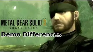 Metal Gear Solid 3 Demo Differences