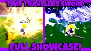New Time Traveler's Sword One Fruit Simulator Showcase DBZ UPDATE!