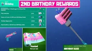 All *FREE* Fortnite 2nd Birthday Rewards! - 2nd Birthday Challenges Season 9