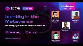 Identity in the Metaverse - Twitter Spaces (Audio Only)