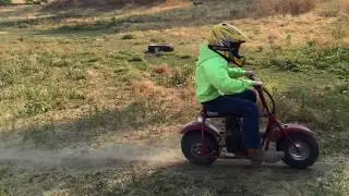 Got the new 2018 Coleman ct100u mini bike!! 😂