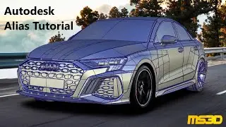 Audi RS3 2022 Course | Alias Basics 2 | Free Preview | Autodesk Alias | MS3D