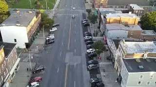 Newburgh New York DJI mavic air 2 drone footage. 