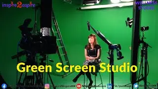 Green Screen Studio Broadcast Recording Space available for rent in TST close to MTR