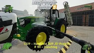 LS19 &ndash; Harsefeld 2k19 JD-Projekt  # 181 &ndash; Waschtag &ndash;