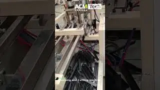 Punching Machine for PVC PP PE Profiles, Punching and Cutting in One Machine