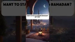 Ramadan Fitness Routine! Stay Fit while Fasting 💪 ❤️ #shorts #ramadanworkout #ramadangym #fitness