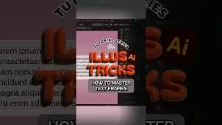 How to Master the "Area Type Tool" for The Text Frames in Adobe Illustrator | Easy Tutorial