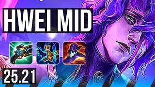 HWEI vs YONE (MID) | Legendary | EUW Grandmaster | 25.21