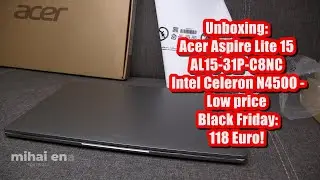 Распаковка: Acer Aspire Lite 15 AL15-32P, Intel Celeron N4500 - Низкая цена в Черную пятницу: 118...