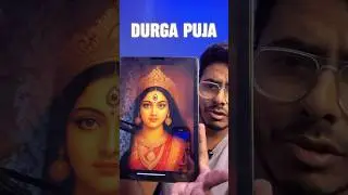 Drawing MA DURGA 🤩 // #artshorts #madurgadrawing