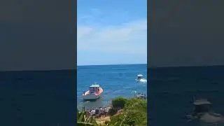Boat launching in Petite Martinique