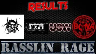 Rasslin Rage EP205- Horror Slam | MCPW | UCW | BCWA MI Indie RESULTS