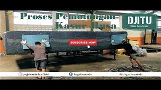 Proses Pemotongan Kasur Busa DJITU 