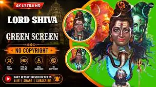 शिव | God Shiva's Whirlwind | Green Screen Video | Shiv Shankar | #tripundvfxlybrari