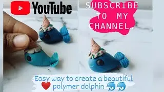 polymer clay se dolphin 🐬 bnanane ka sabse aasan trika