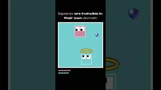 Squares are invincible in their domain #square #simulation #coding #battle #color #1v1