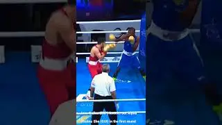 Jose Quiles (ESP) knocks out Alpha(Salinu She (GUI) in the first round
