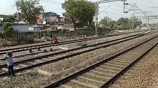 Sachkhand Express full speed action | Faridabad Station | Rail fan prem