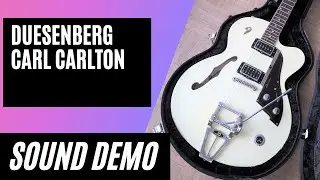 Duesenberg Carl Carlton CC Starplayer TV guitar demo
