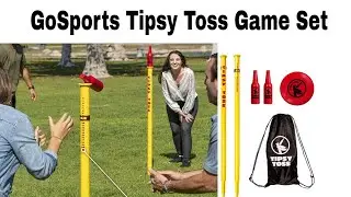 GoSports Tipsy Toss Game Set - Flying Disc Bottle Drop Yard Game | sporting goods | BEST OF THINGS