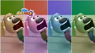 Talking Ben Chase In 4x - Colour Reactions - Talking Tom Time Rush - Game Of Fame Gameplay (Android)