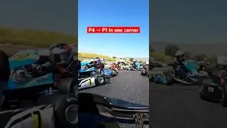 Turn 1 chaos Adams Motorsports Park #racing #gokarting #gokarts #california #gopro