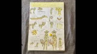 Yellow cup planet (with plants and animals)