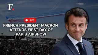 Paris Air Show 2023 LIVE : French President Macron Attends First Day of Paris Airshow