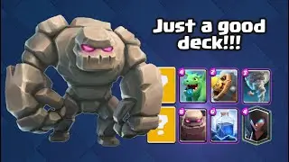🔮 Golmn DECK - Just a good deck - Clash Royale