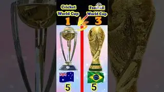 Cricket World Cup vs Football World Cup #shorts #cricket #football