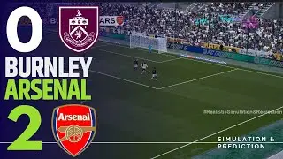 Burnley 0-2 Arsenal: Match Highlights! | Premier League 25/26 | Simulation/Recreation