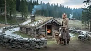 They Laughed at Her Half Buried Mountain Cabin &mdash; Until It Kept Her Warm with 50% Less Firewood