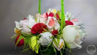 Ferrero Rocher Paper Flowers Bouquet DIY