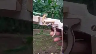 Superb Simple trigger for mechanism wooden slingshot #foryou#automobile #engineering #machine#auto