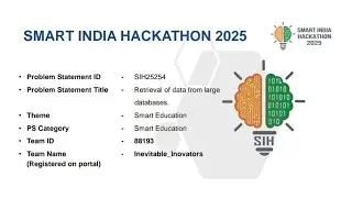 SIH2025 | AI-Based Data Retrieval System for Higher Education (MoE) - SIH25254(Inevitable_Inovators)