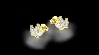 DIAMONE | Sparkling Earrings 18K Gold Plated