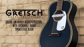 Gretsch G9520E Gin Rickey Acoustic/Electric in Smokestack Black | Performance  | Gretsch Guitars