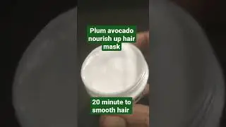 plum avocado nourish-up hair mask #shorts2022#plumhairmask#madhubeauty