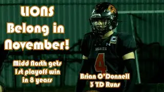Middletown North 37 Steinert 7 | South Group 4 Quarterfinal | Brain O'Donnell 3 TD Runs