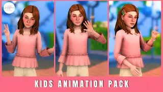 [The Sims 4] Kids animation pack I Download