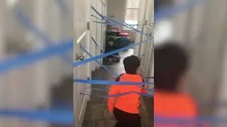 Physical Therapy - Painters Tape Obstacle Course