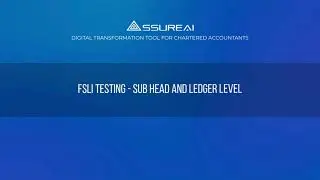 8.4. Audit Program - Materiality & Testing - FSLI Testing